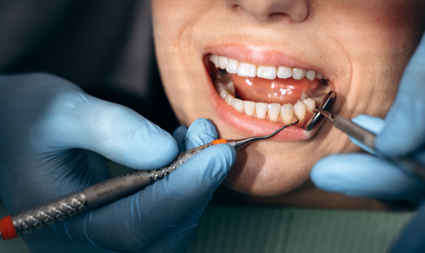 Patient undergoing gum disease treatment at Palouse View Dental in Moscow, iD